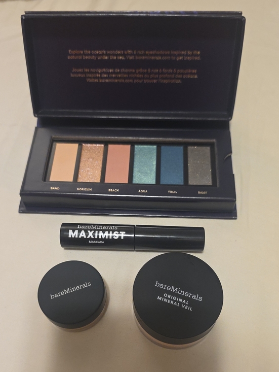 bareMinerals Other - bareMinerals Makeup Bundle Eyeshadow Palette Maximist Mascara Powder NWT